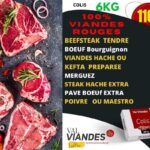 Colis 6kg Viandes Rouges